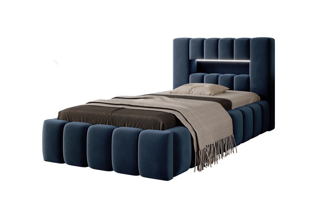 E-shop ArtElta Jednolôžková posteľ LAMICA | 90 x 200 cm Farba: Nube 40