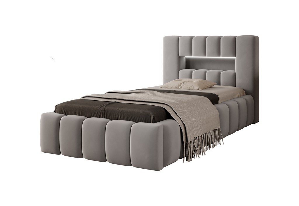 E-shop ArtElta Jednolôžková posteľ LAMICA | 90 x 200 cm Farba: Nube 3