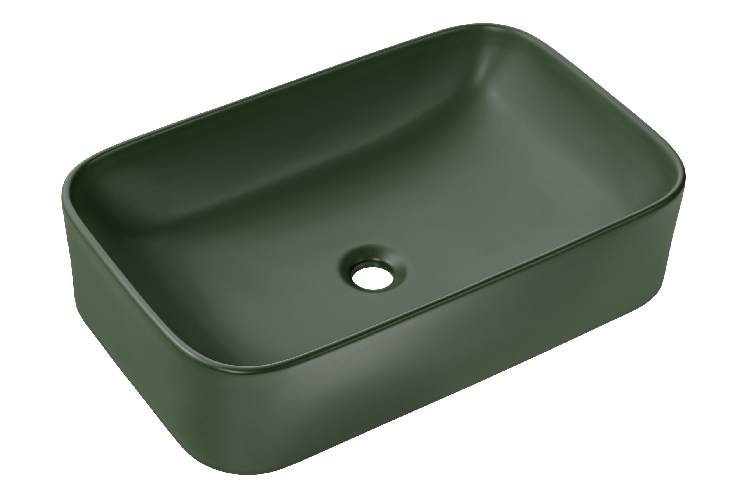 ArtCom Keramické umývadlo KAMA MFG-60 | zelená 60 cm