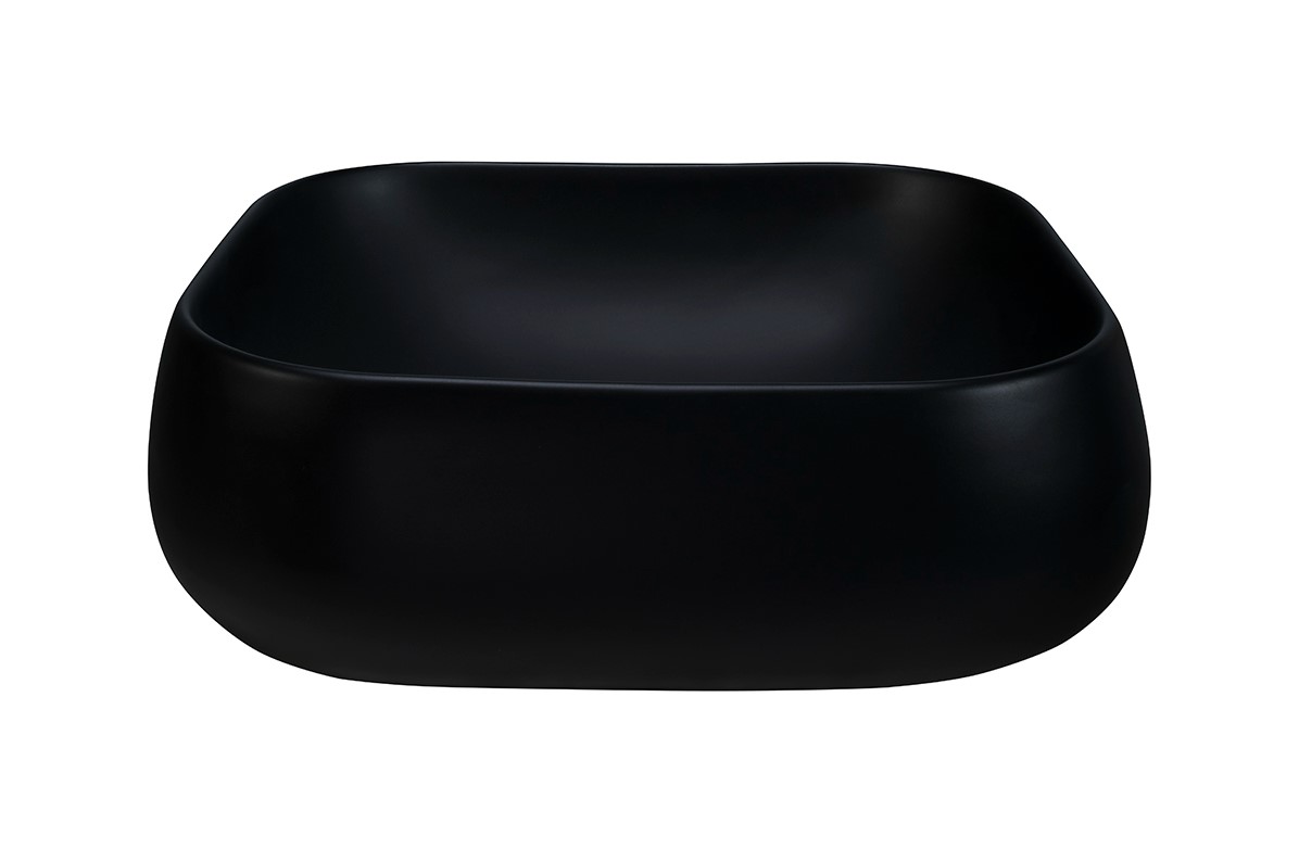 E-shop ArtCom Keramické umývadlo NIKA MB | čierna 45 cm