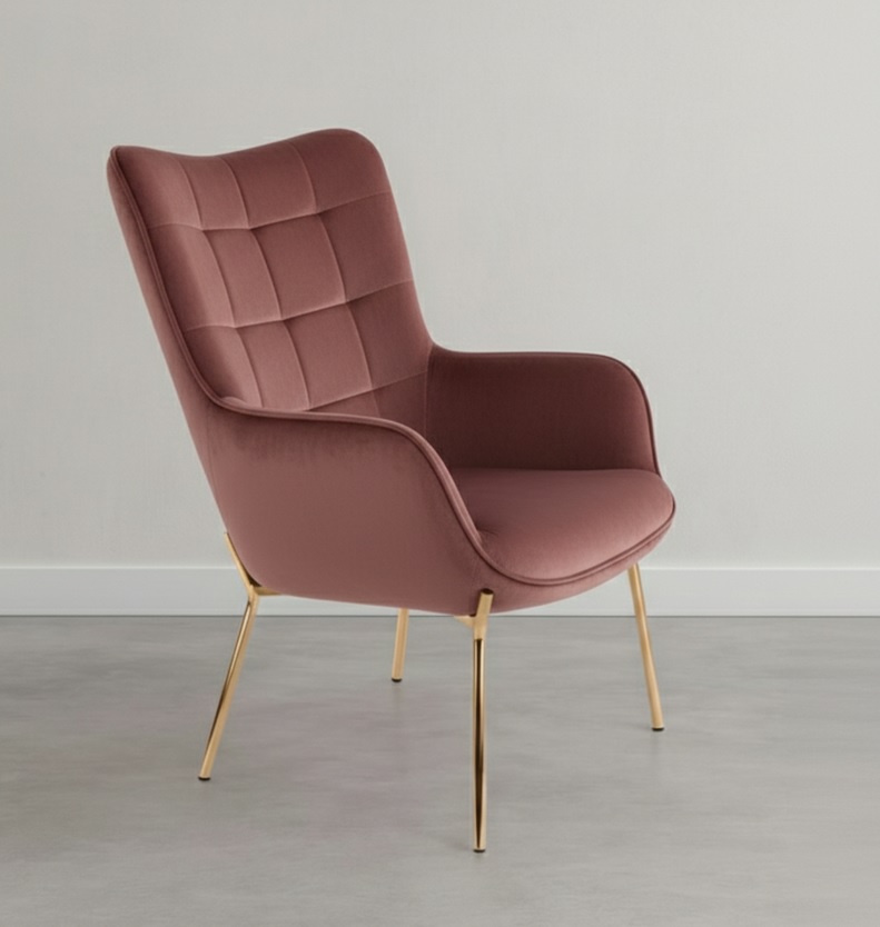 Halmar Kreslo CASELO 2 Farba: Ružová