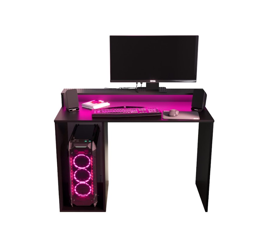 E-shop ArtAbiks Písací stolík GAMER 2 | 107 cm Farba: Čierna