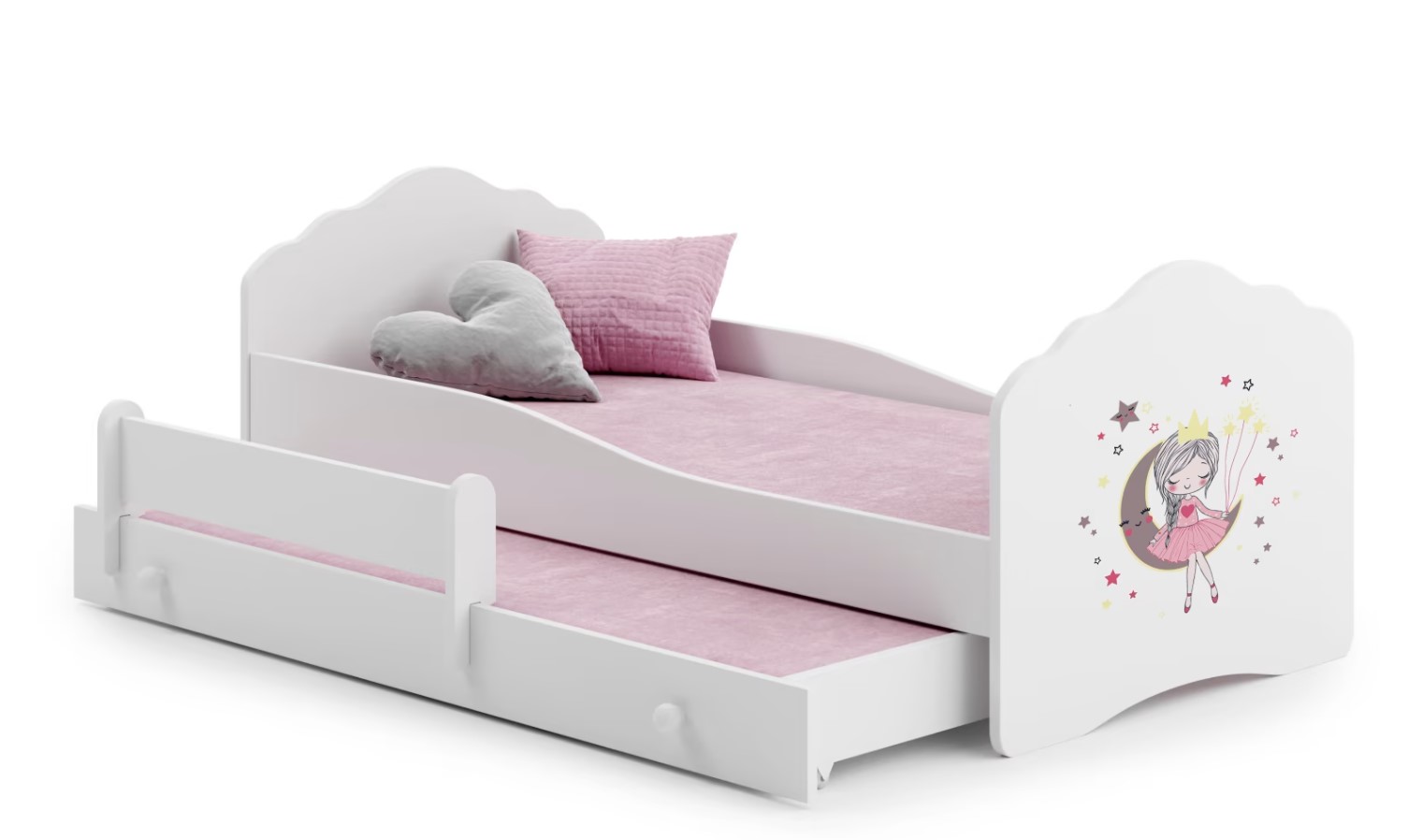 E-shop ArtAdrk Detská posteľ CASIMO II | s prístelkou Prevedenie: Spiaca princezná