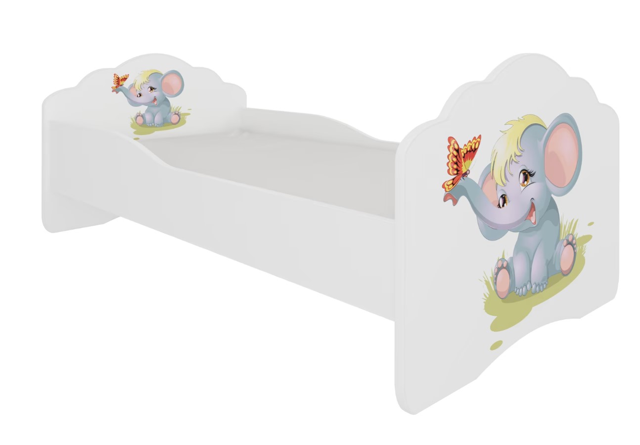 E-shop ArtAdrk Detská posteľ CASIMO | 80 x 160 cm Prevedenie: Sloník