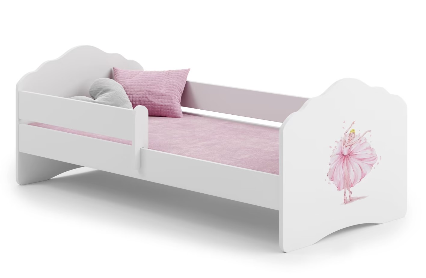 E-shop ArtAdrk Detská posteľ CASIMO | so zábranou Prevedenie: Balerína