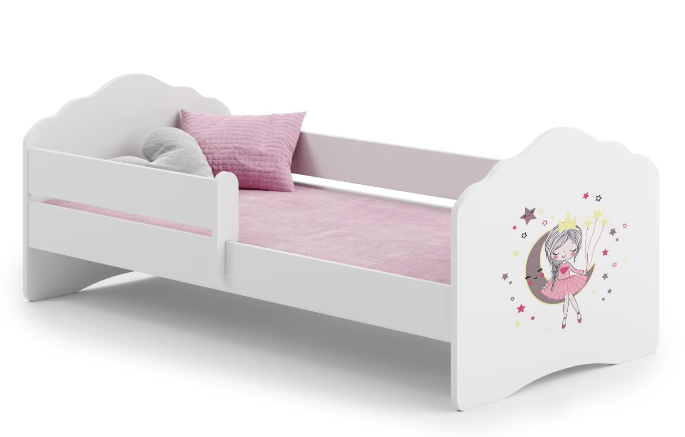 E-shop ArtAdrk Detská posteľ CASIMO | so zábranou Prevedenie: Spiaca princezná