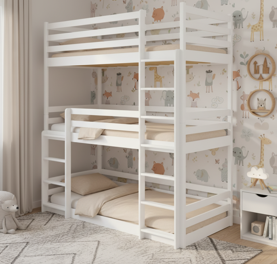 ArtAdrk Poschodová posteľ TEDRO | 80 x 180 cm Farba: Borovica