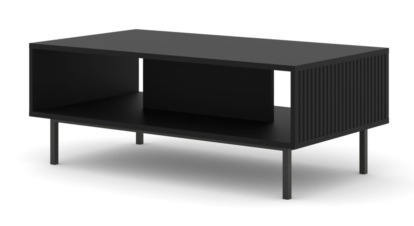 E-shop ARTBm Konferenčný stolík RAVENNA B 90 | čierna matná Prevedenie: Čierny mat / čierna podnož