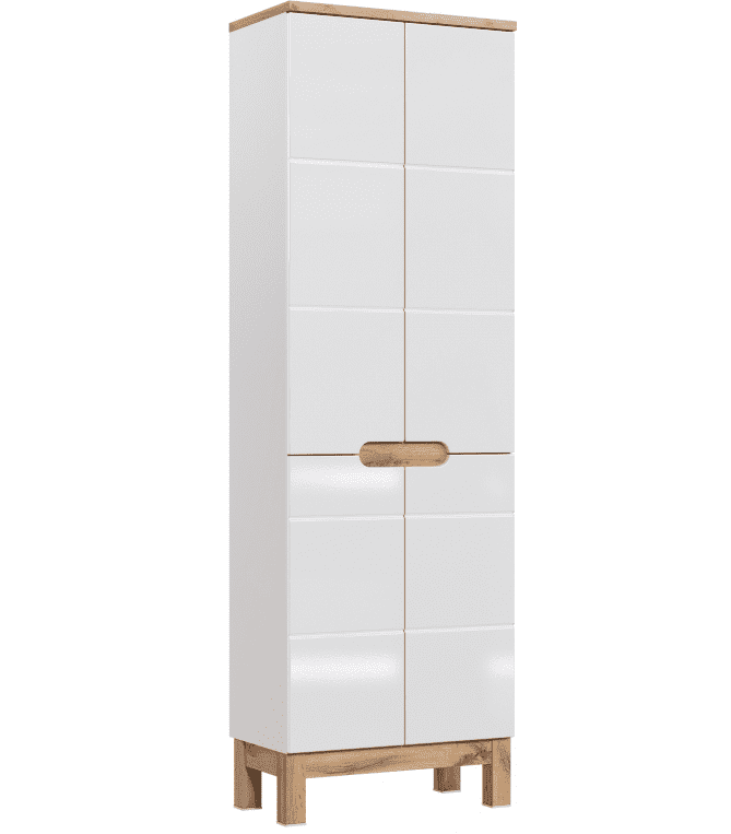ArtCom Vysoká skrinka do kúpeľne BALI White 805