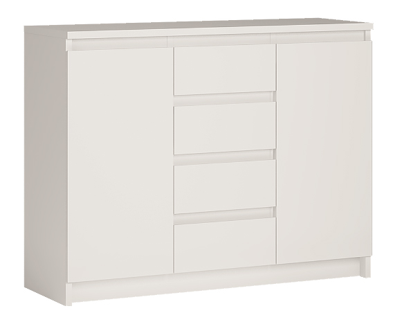 ArtExt Komoda Armadio / A1 2D 4S Farba: Biela