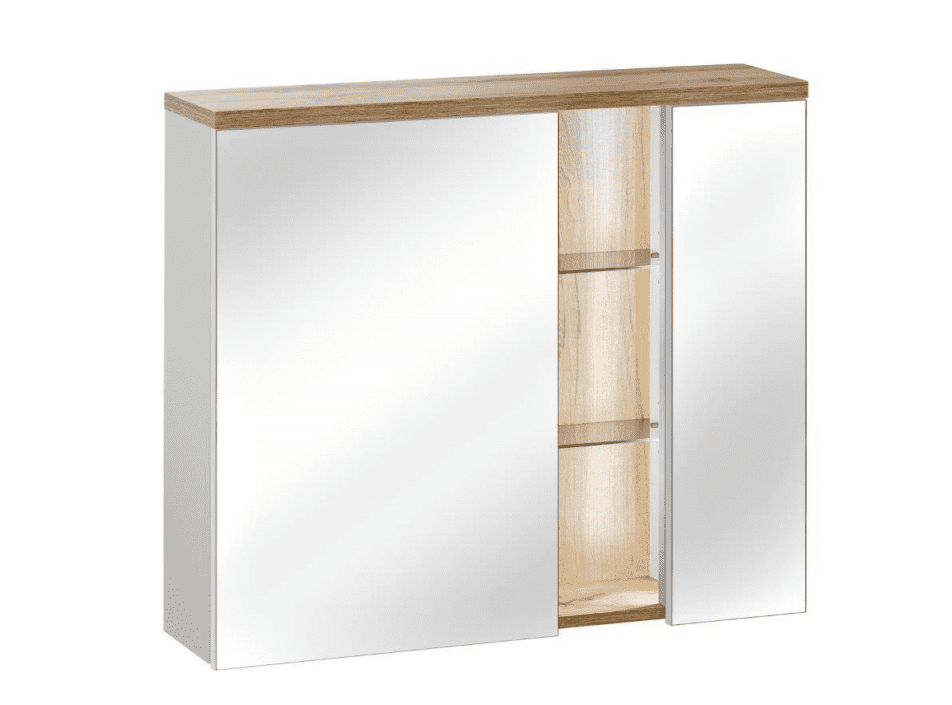 ArtCom Zrkadlová skrinka BAHAMA White 841 | 80 cm