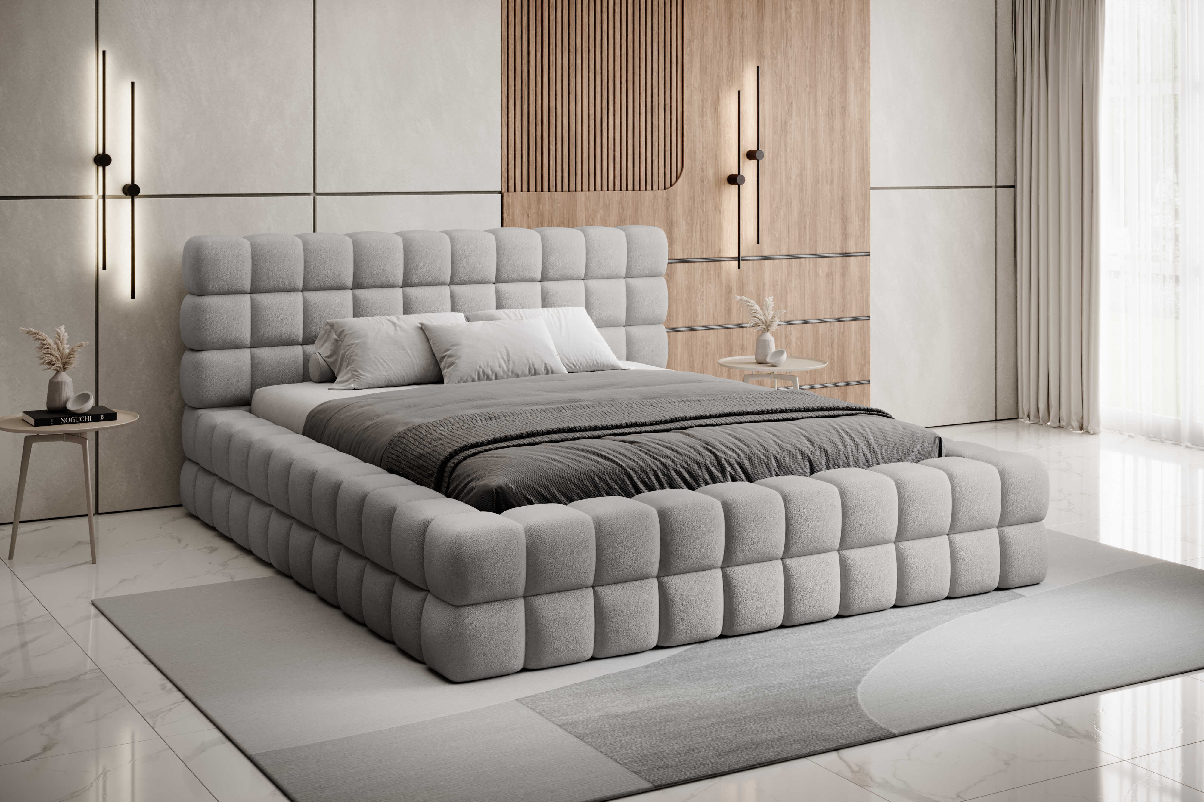ArtElta Manželská posteľ DIZZLE | 140 x 200 cm Farba DIZZLE: Touch 03