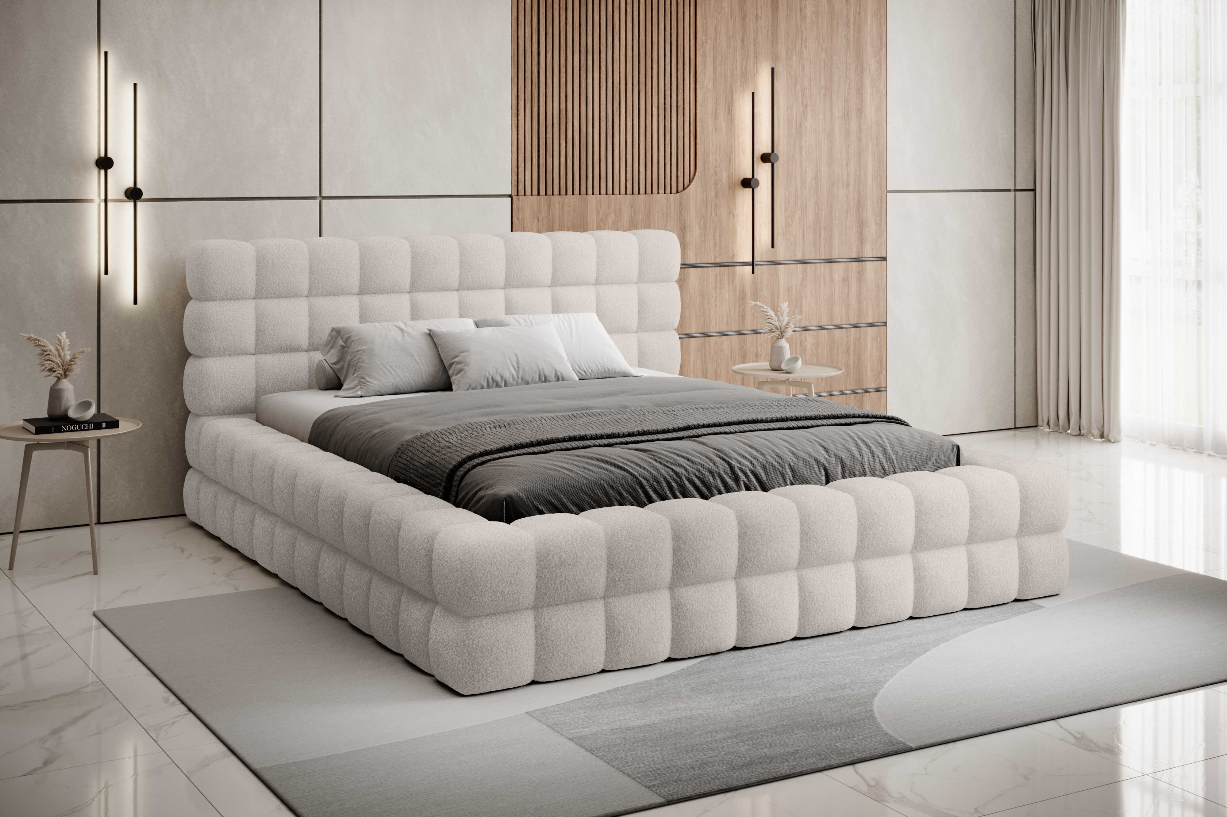 ArtElta Manželská posteľ DIZZLE | 160 x 200 cm Farba DIZZLE: Jaffray 18