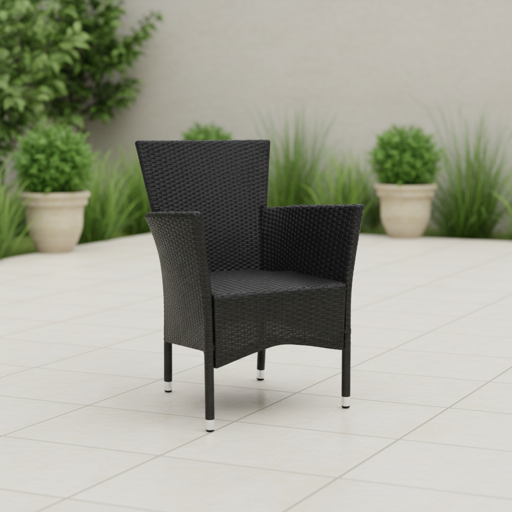 Elvisia Záhradné kreslo VERDE | antracit