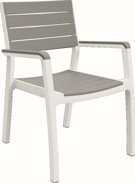 KETER Záhradná stolička MORNY ARM | sivá