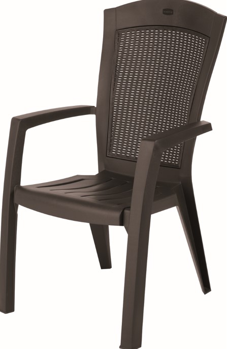 KETER Záhradná stolička METASSA | hnedá