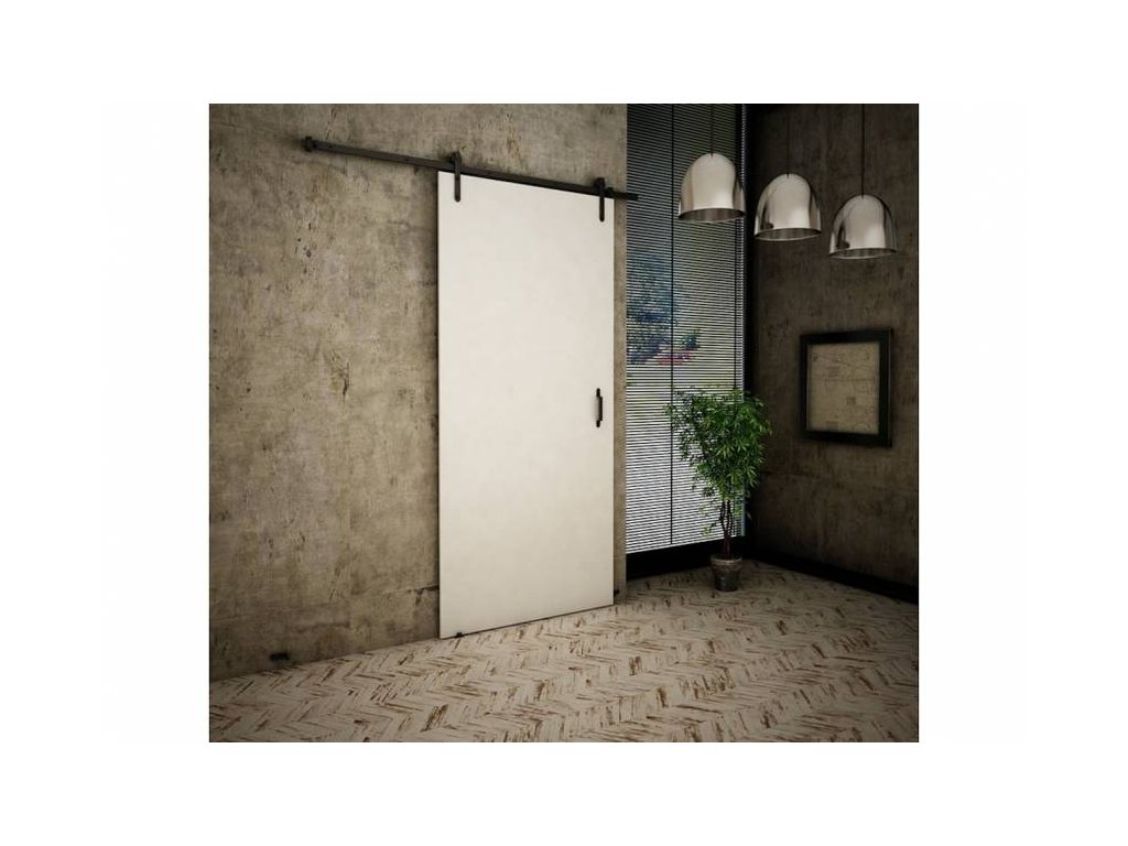 KIER Posuvné dvere RETRO | 70 cm Farba: Biela