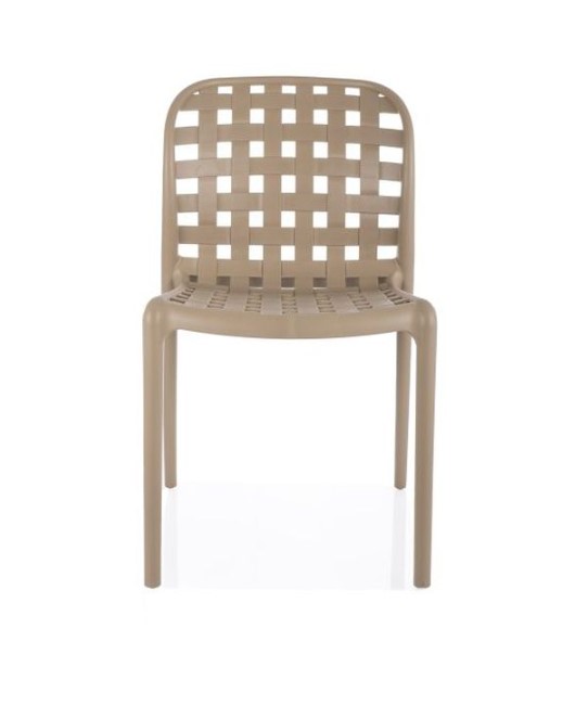Signal Záhradná stolička STRIP | cappuccino