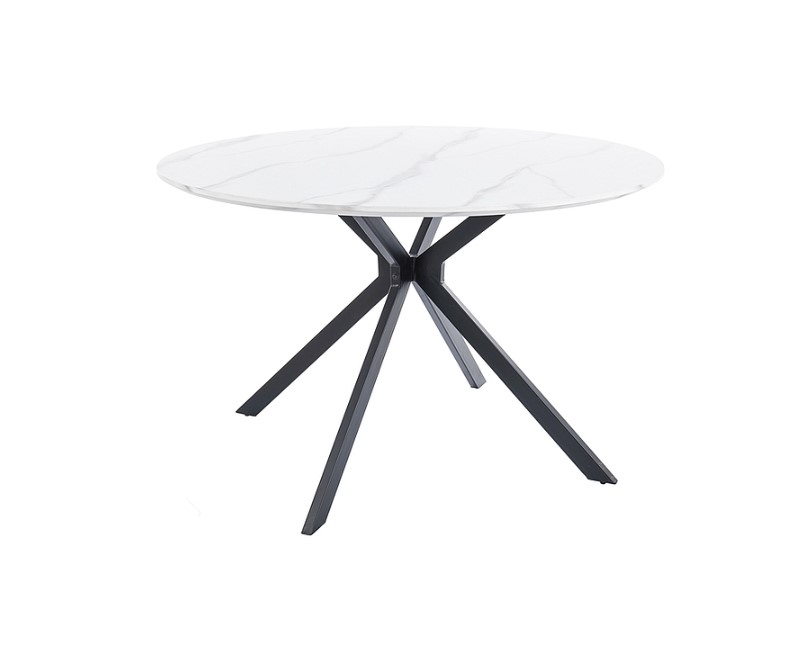 E-shop Signal Jedálenský stôl ASTER | biely efekt mramoru 120x76 cm