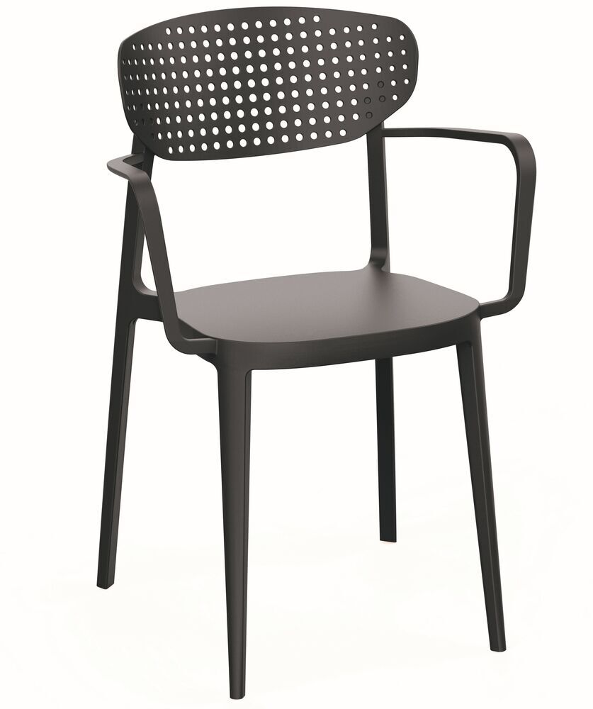 E-shop ArtRoja Záhradná stolička AIRE ARM | antracit