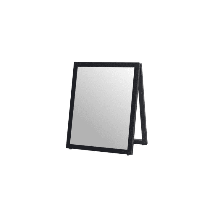 E-shop Elvisia Zrkadlo ZINA | čierna 50 x 40 cm