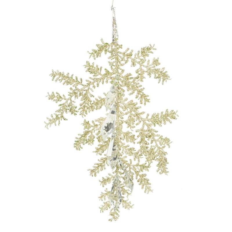 ArtFir Vianočná dekorácia 88 | šampaň 10 x 25 cm
