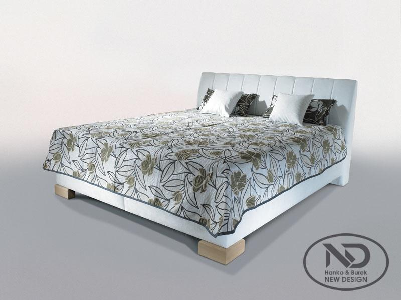 ArtND Manželská posteľ Cassa 180 Varianta: s roštom /  ND3 s matracom INFLEX