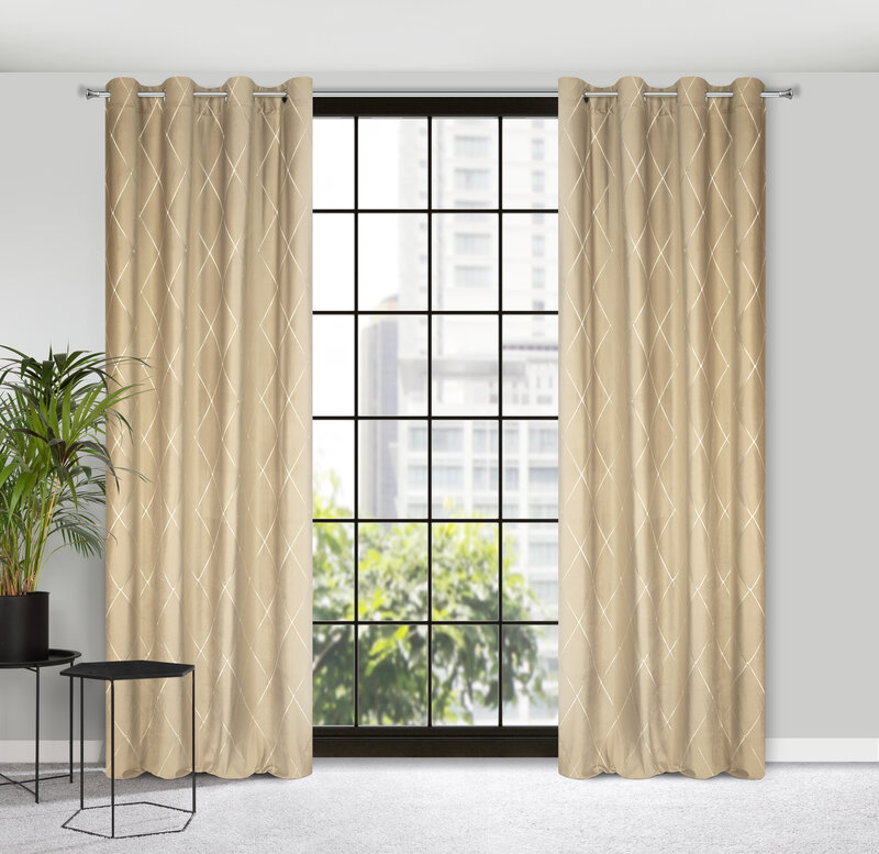 ArtFir Záves PIERRE CARDIN MARGO K | béžová 140 x 250 cm