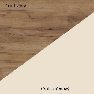 WIP Komoda HUGO 03 Farba: craft zlatý / krémový