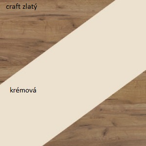 ArtCross Komoda NOTTI  | 03 Farba: craft zlatý / krémová / craft zlatý