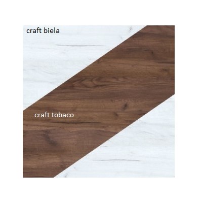 WIP Regál NOTTI 05 Farba: craft biely / craft tobaco / craft biely