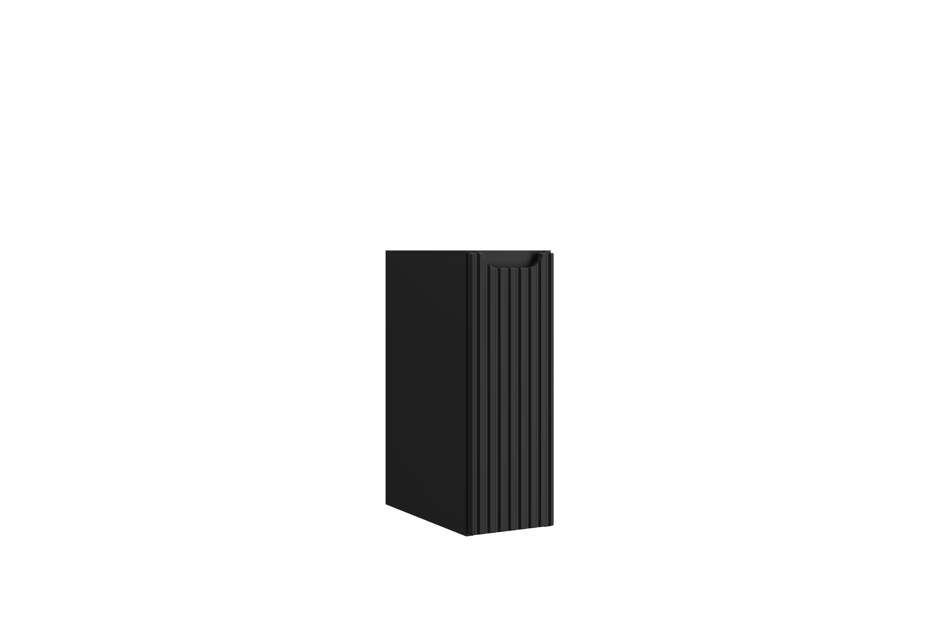 ArtCom Závesná skrinka do kúpeľne NOVA Black 81-20-1D | 20 cm