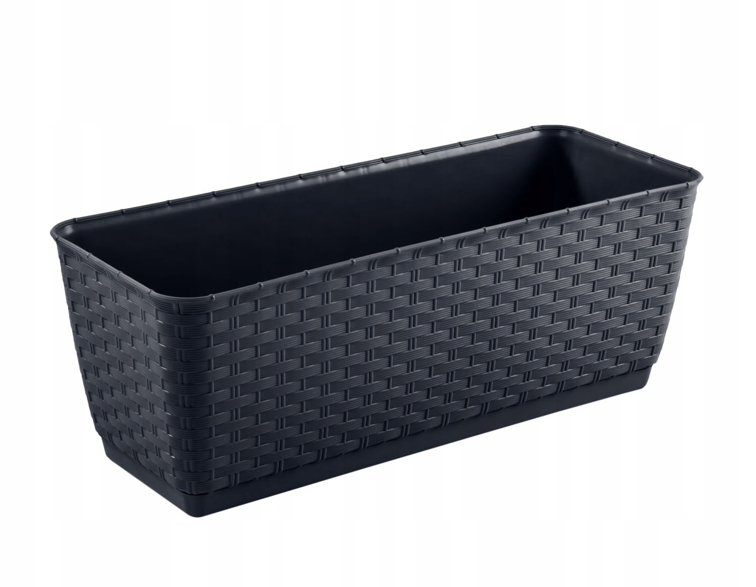 ProsperPlast Kvetináč RATOLLA P | antracit 40 cm