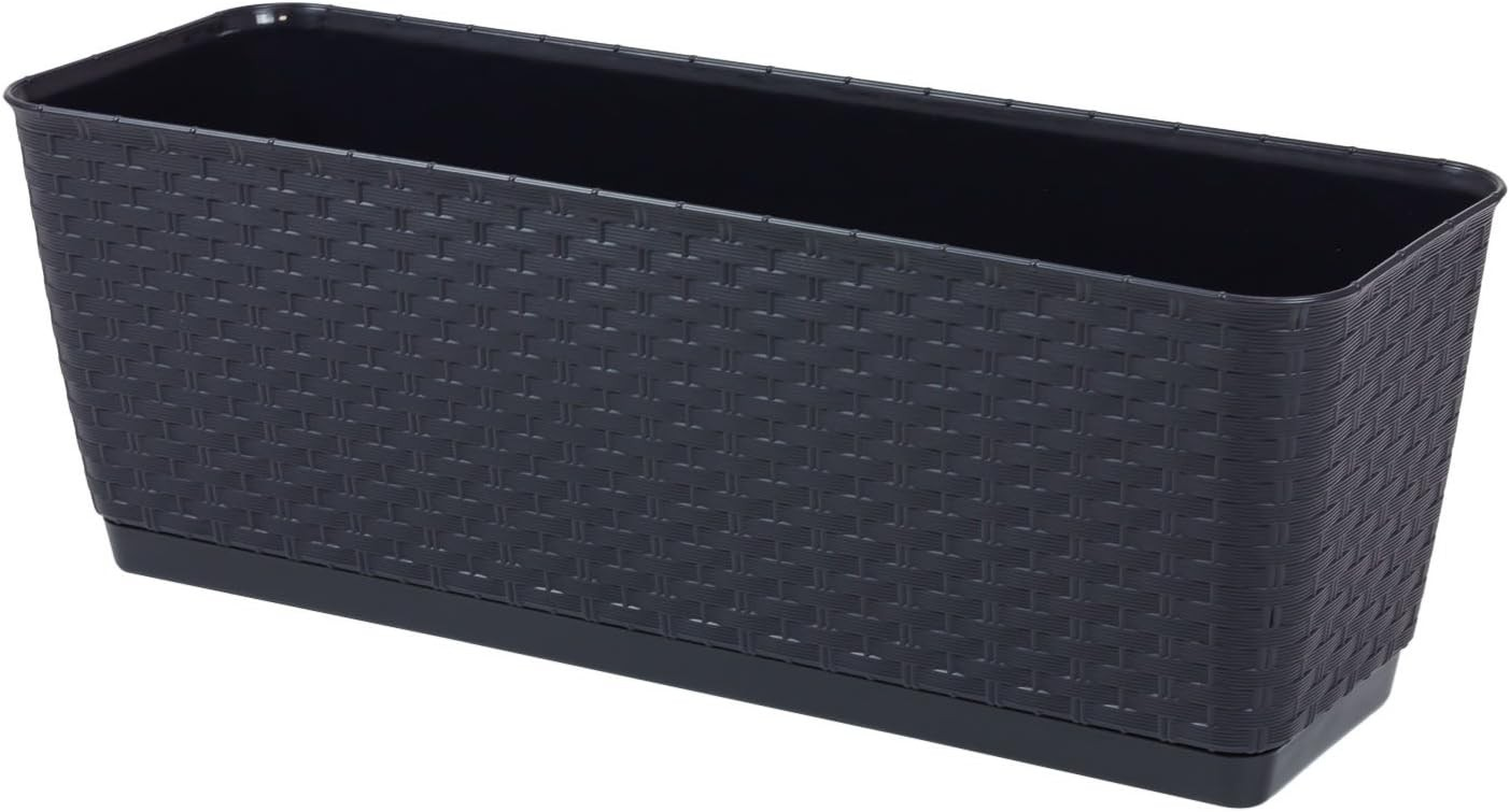 ProsperPlast Kvetináč RATOLLA P | antracit 49,2 cm
