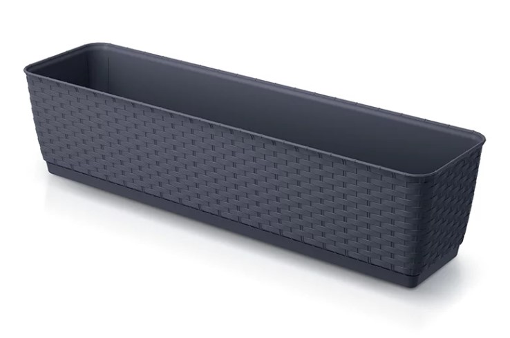 ProsperPlast Kvetináč RATOLLA P | antracit 59 cm