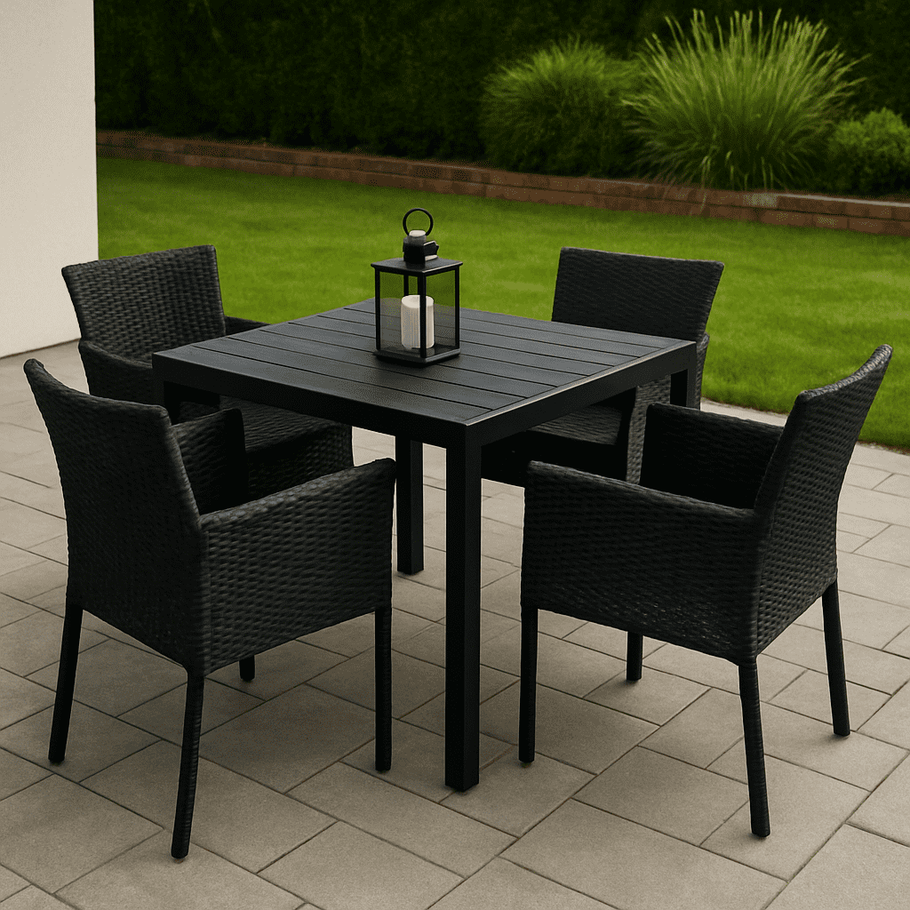 Elvisia Záhradný set BRITA 4 + 1 | antracit