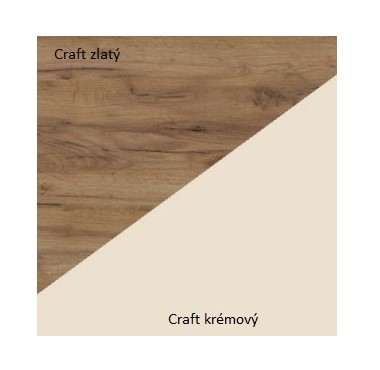 WIP Konferenčný stolík BOSTON Farba: craft tobaco / krémový