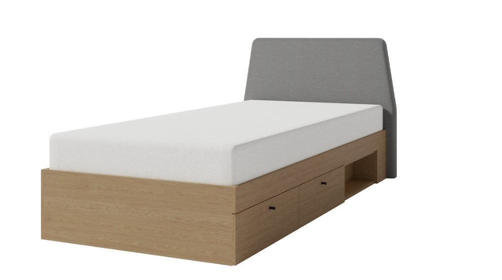 Meblar Jednolôžková posteľ ALESSIO AE12 | zelená 90 x 200 cm