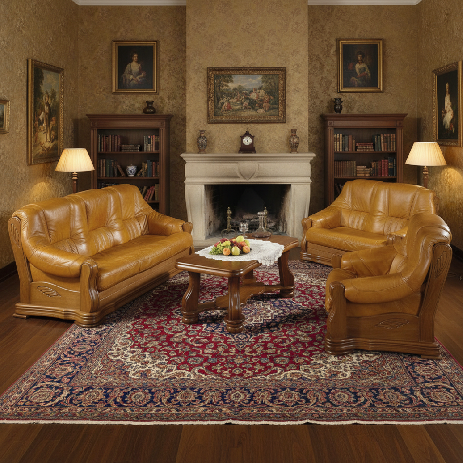 Pyka Kožená sedacia súprava BOZENA Prevedenie: 3-sed / bez rozkladu 3N