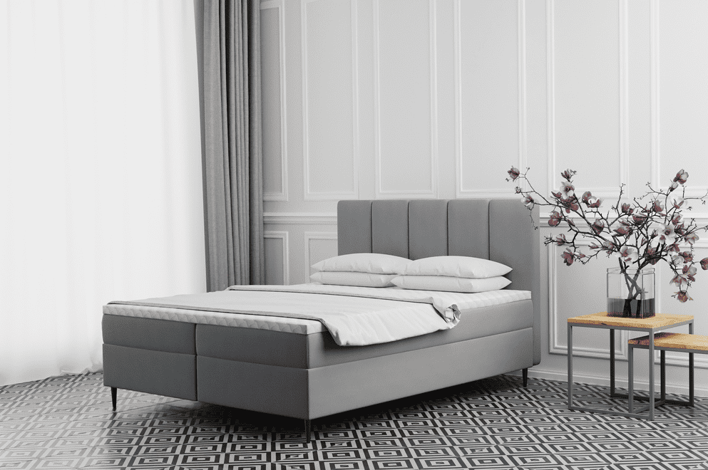 Elvisia Manželská posteľ SOFIA Boxspring s topperom | 180 x 200 cm