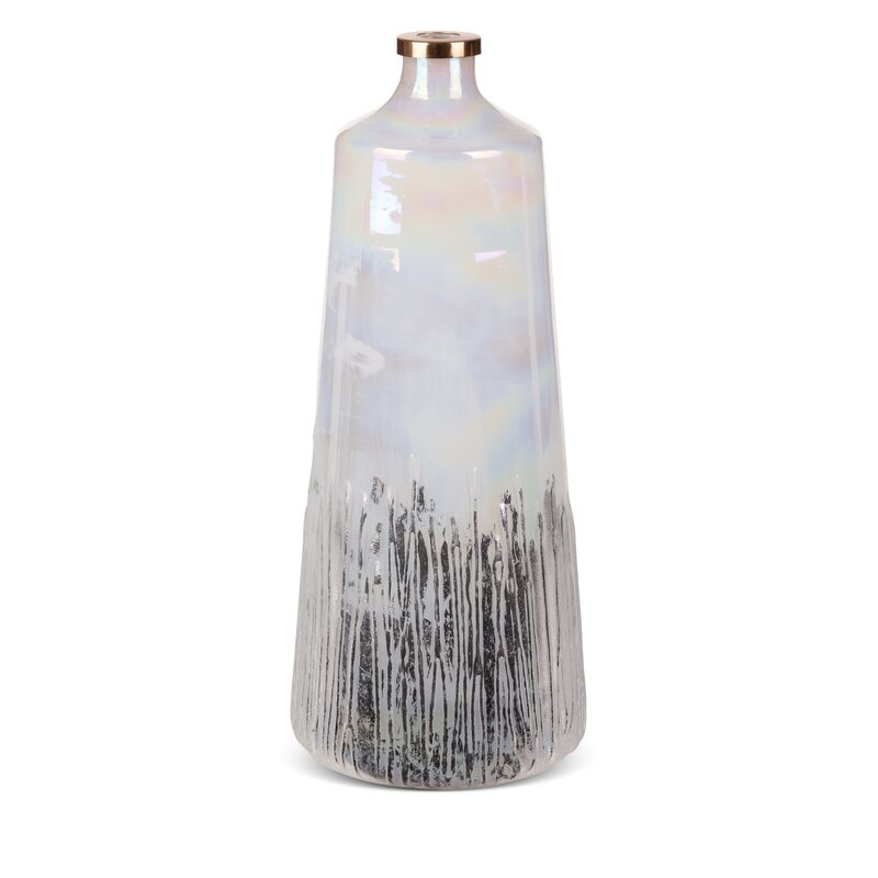 ArtFir Váza ADEN 02 | krémová 19 x 43 cm