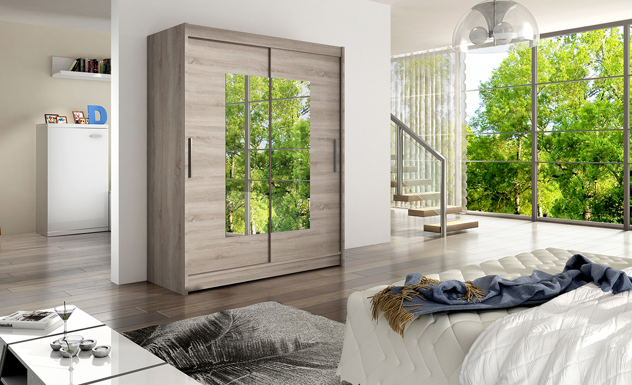 ArtAdr Šatníková skriňa DORRIGO Skriňa: Dor04 / trufla