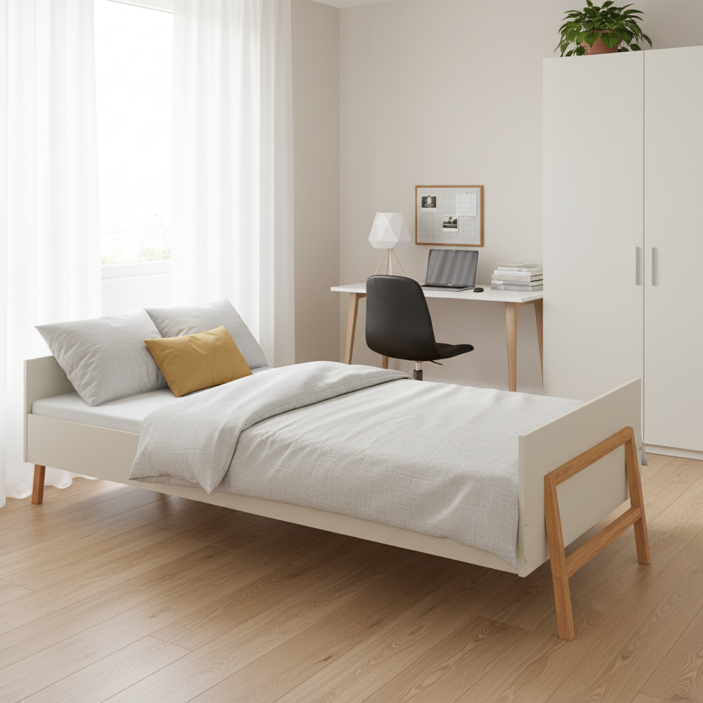 ArtBel Detská posteľ LOTTA | béžová 90 x 200 cm