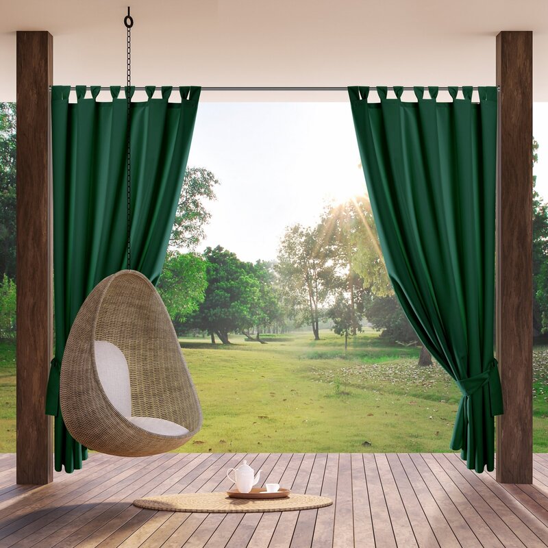 ArtFir Záves na terasu GARDEN PU | tmavozelená 155 x 240 cm