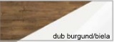 E-shop ArtCross Závesný PC stolík Hanger Farba: dub burgund/biela lesk