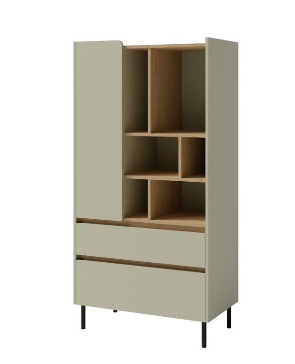 Meblar Regál LUCA LC06 | eukalyptus/dub baltic