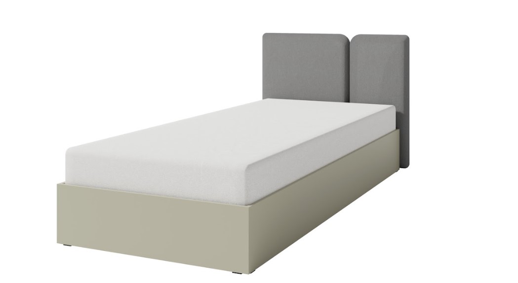 Meblar Jednolôžková posteľ LUCA LC13 | eukalyptus/dub baltic 90 x 200 cm