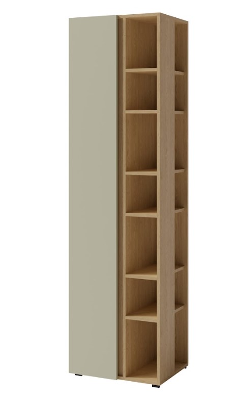 Meblar Regál LUCA LC04 | eukalyptus/dub baltic