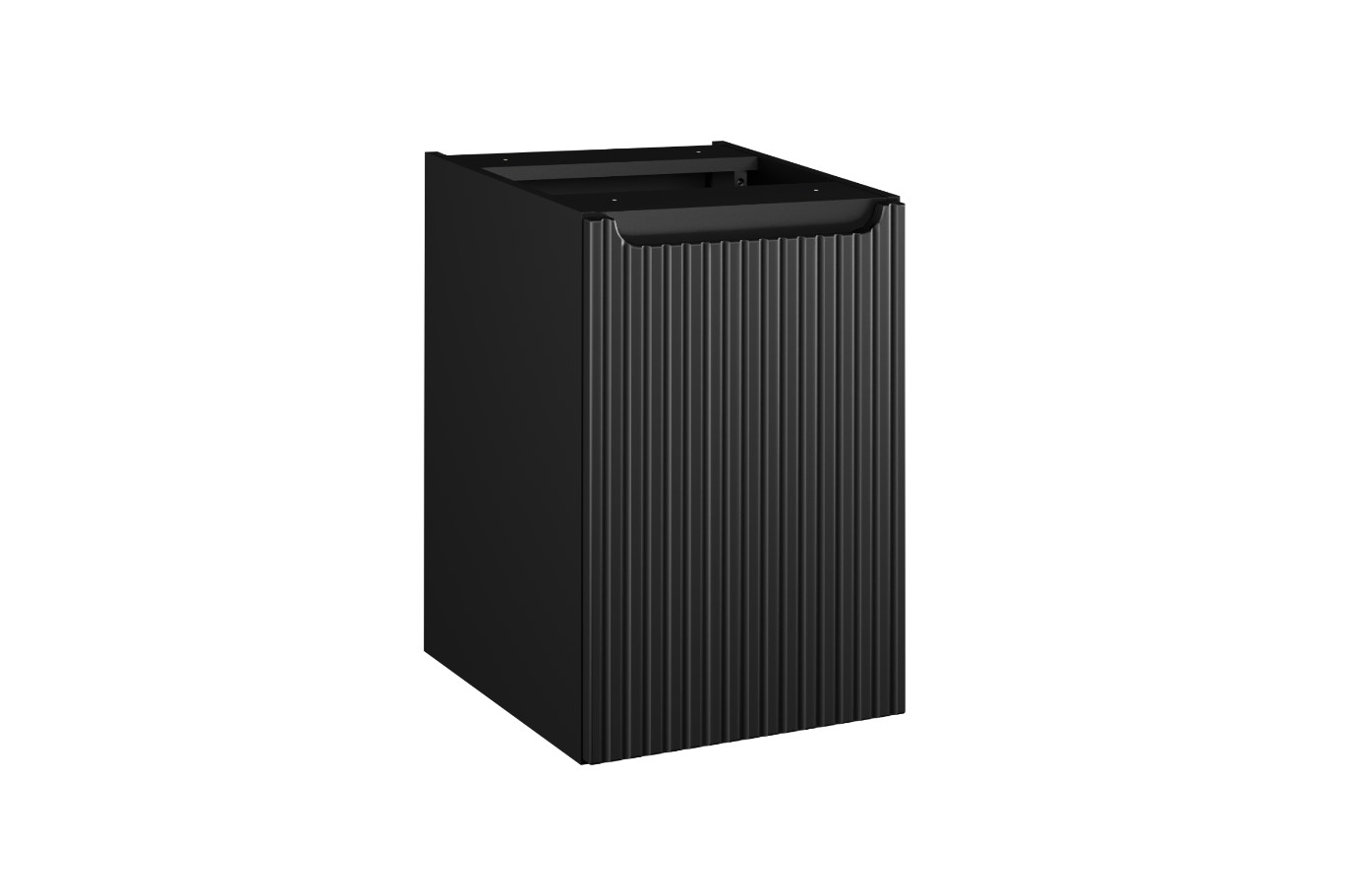 ArtCom Závesná skrinka do kúpeľne NOVA Black 81-40-1DK | s košom 40 cm