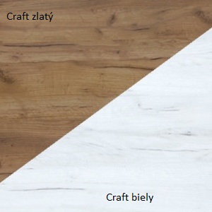 WIP TV stolik Orion Farba: Craft biely / craft zlatý